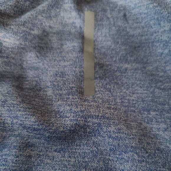 ZELOS TECH FLEECE COMFORT LIGHTWEIGHT ZIP HOODIE- CALM BLUE MEN'S MEDIUM - Picture 12 of 14